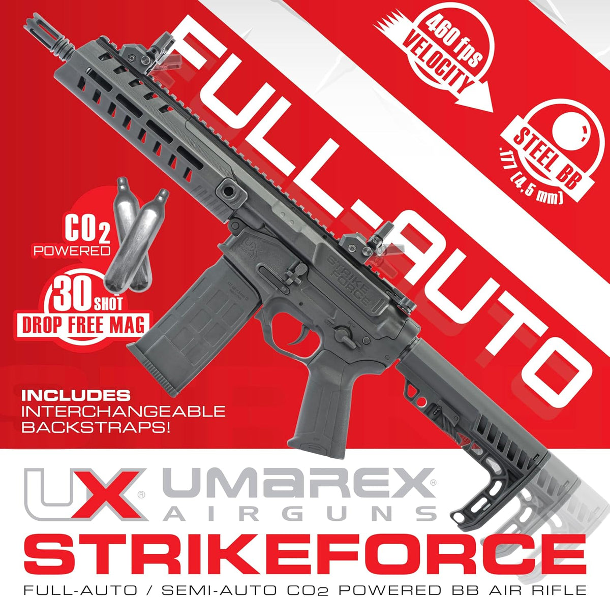 Umarex StrikeForce Full Auto .177 Caliber BB Gun Air Rifle