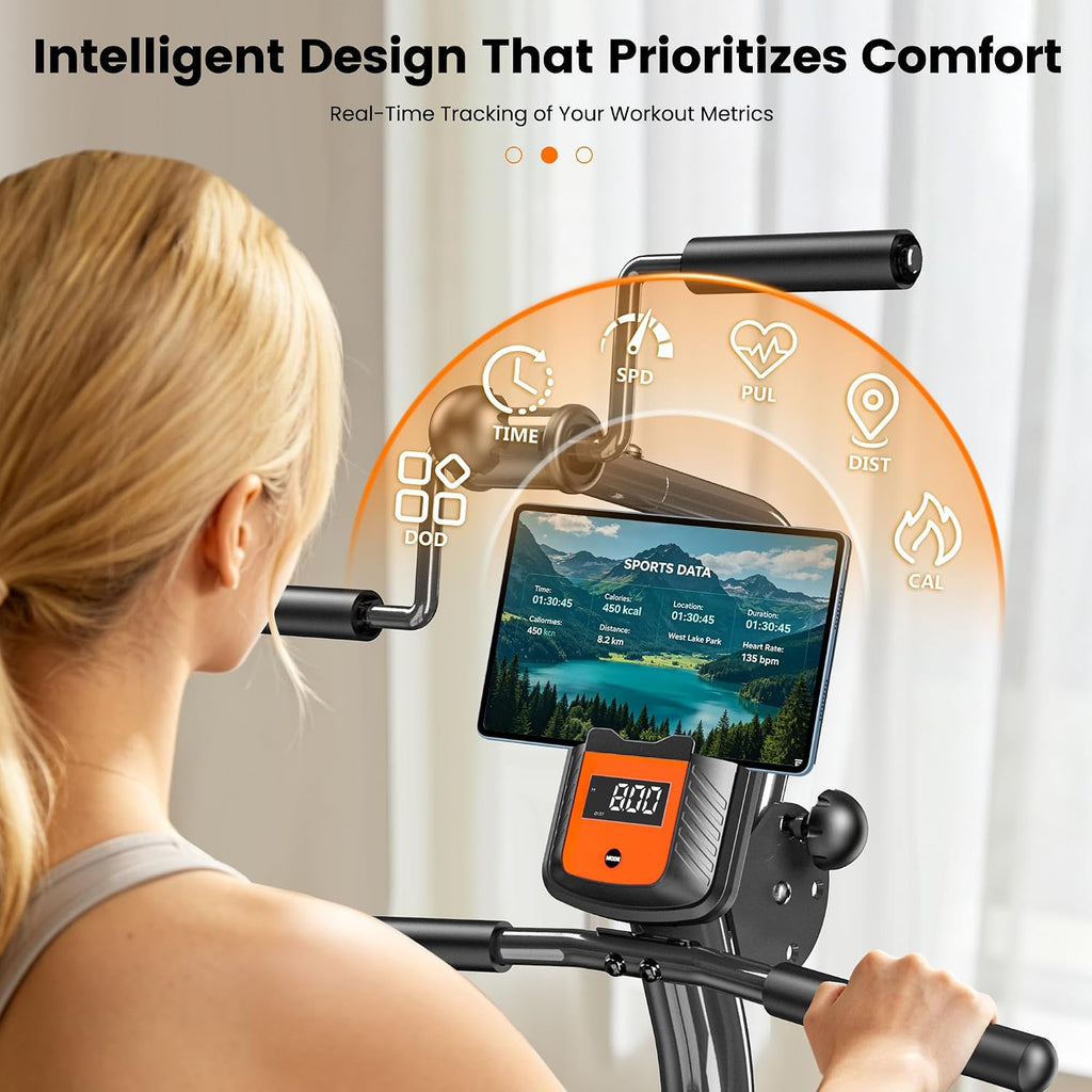 Recumbent Exercise Bike for Home, Stationary Bike for Seniors