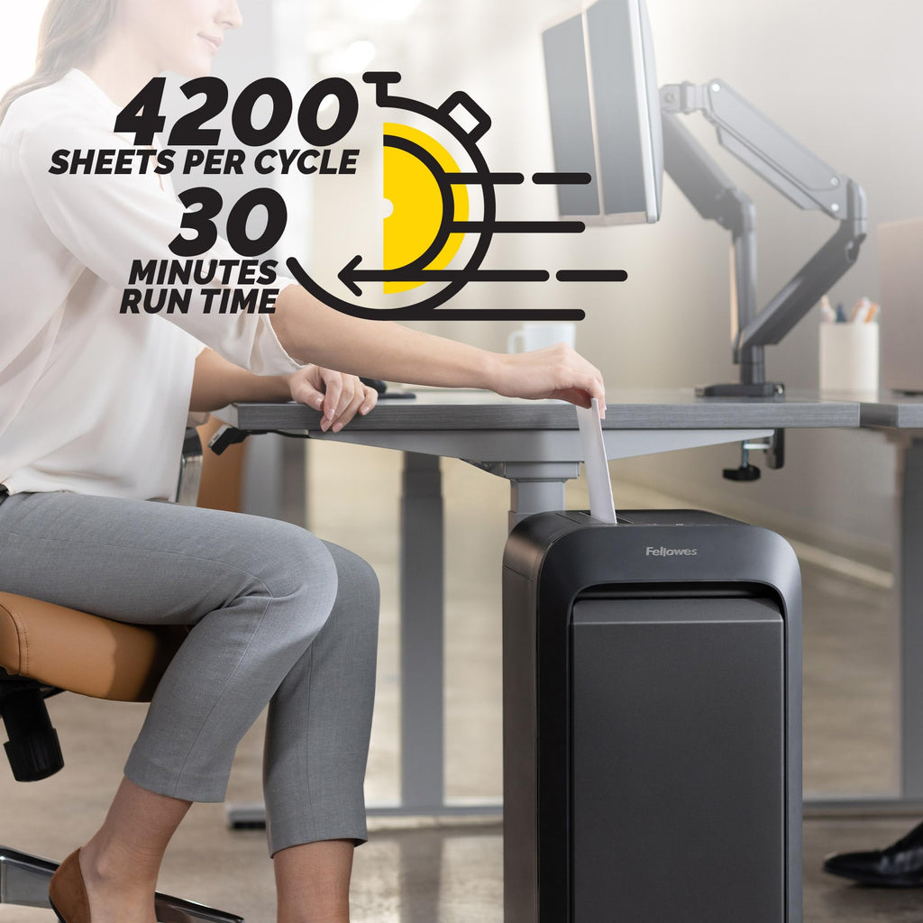 Fellowes Powershred LX220 Micro-Cut Paper Shredder, White