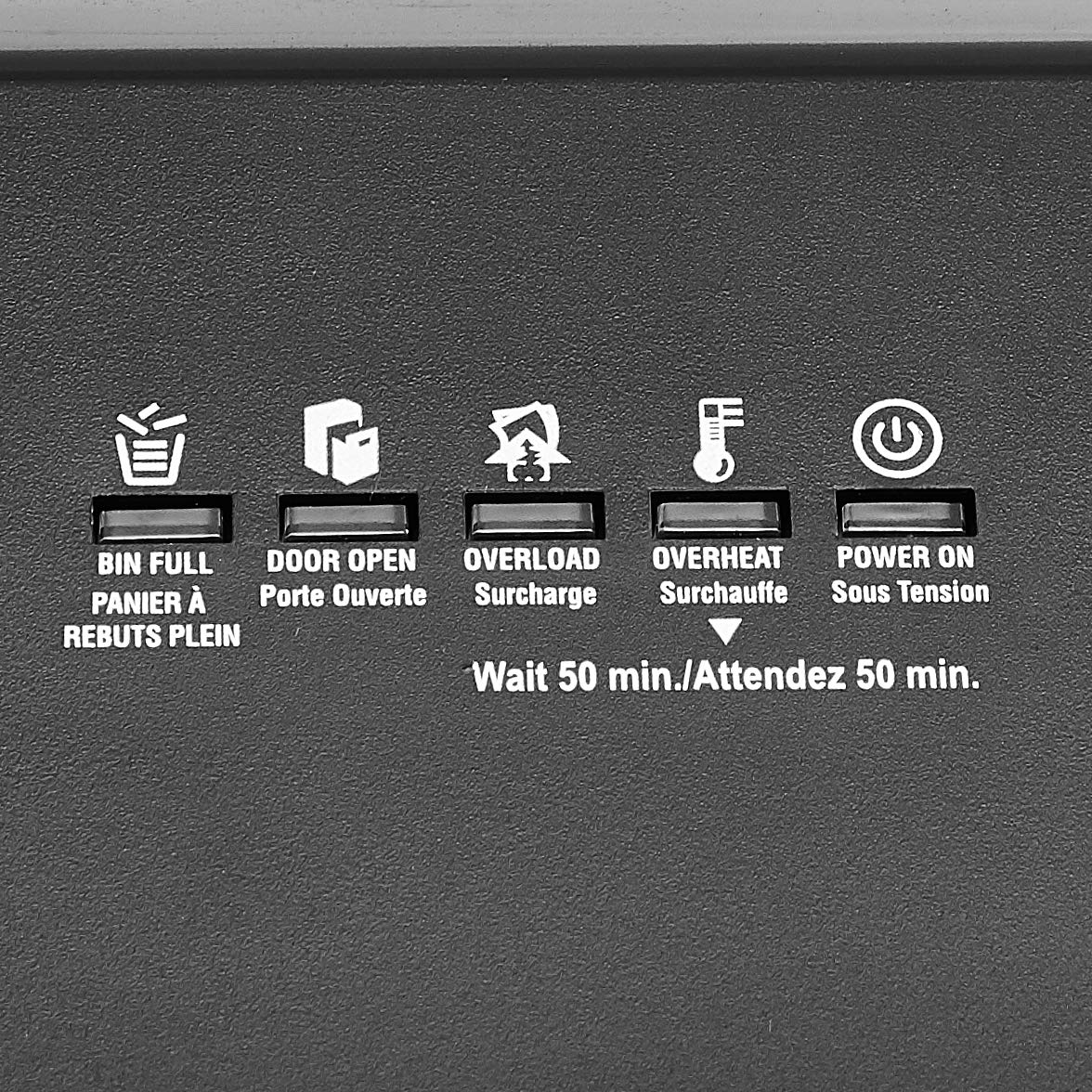 Amazon Basics 18 Sheet Cross Cut Paper, CD, and Credit Card Shredder with 6 Gallon Bin, 30 Minutes Continuous Run Time, Black