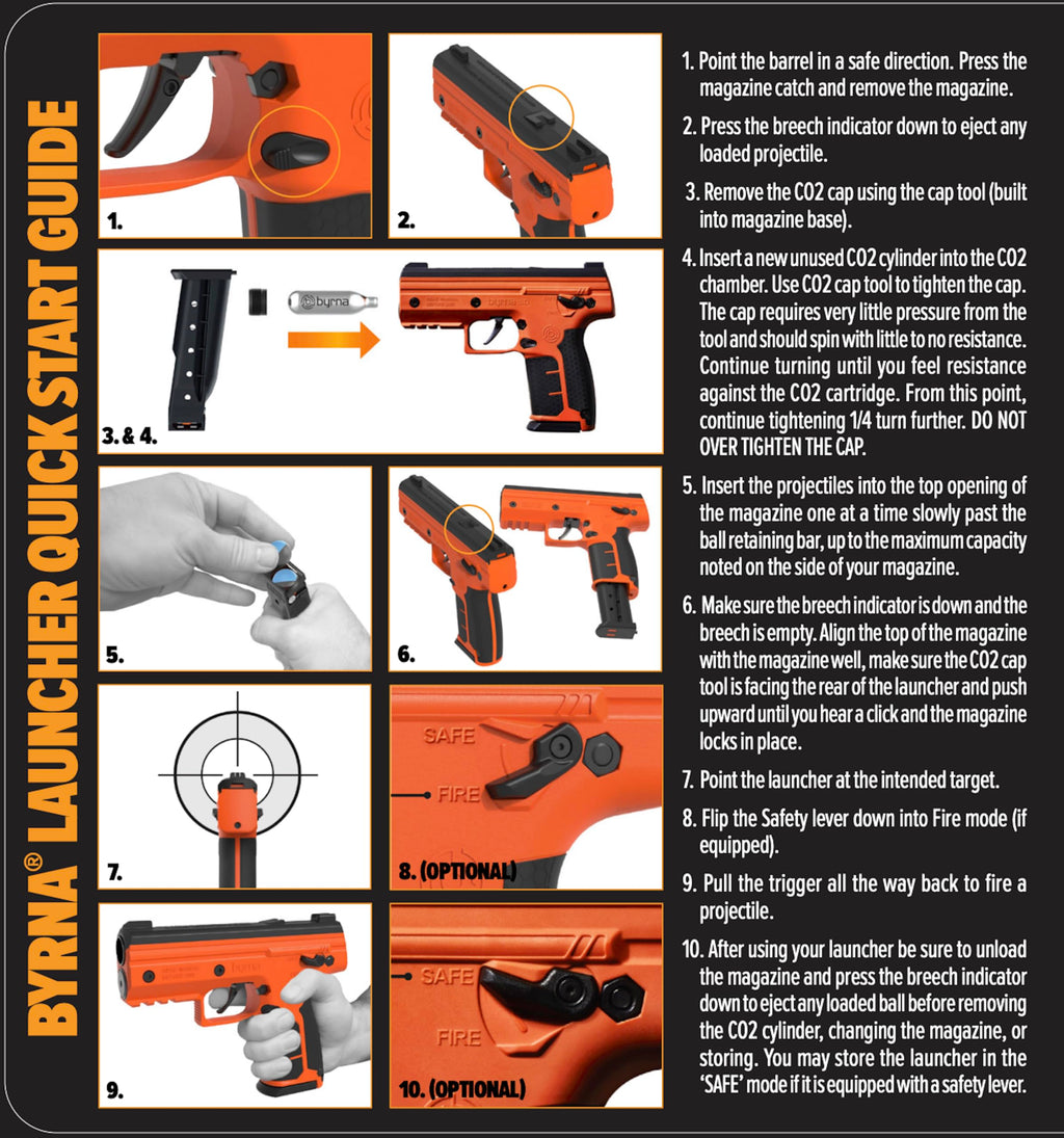 Byrna SD [Self Defense] Kinetic Launcher Ultimate Bundle - Non Lethal Kinetic Projectile Launcher, Home & Personal Defense | Proudly Assembled in The USA