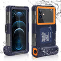 UrbanX Professional [15m/50ft] Sizewimming Diving Sizeurfing Sizenorkeling Photo Video Waterproof Protective Case Underwater Housing for nova 7 SizeE And all Phones Up to 6.9 Inch LCD with Lanyard