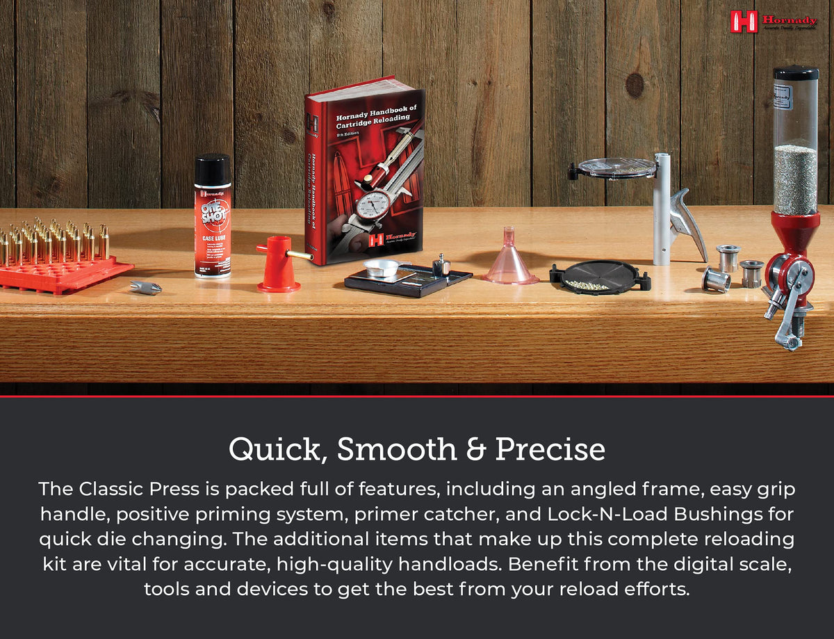 Hornady Lock-N-Load Classic Reloading Press Kits