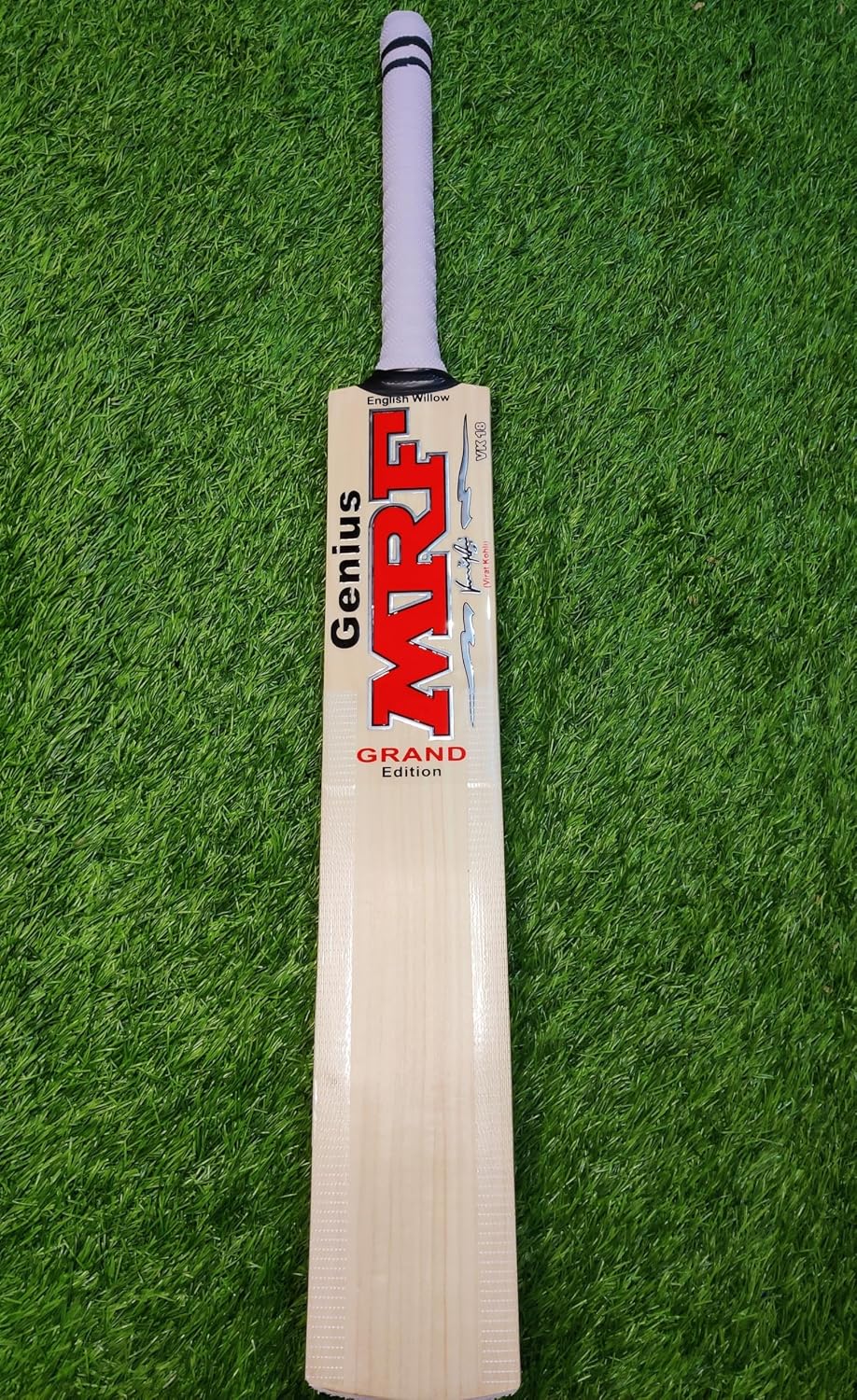 Willow Maste Livesporting Mrf Grand Edition Size 6 English Willow Cricket Bat for 12-14 Yrs (1 kg)