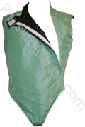 Women's Green Color Fencing Foil Lame Vest (48 inches, Right handed)