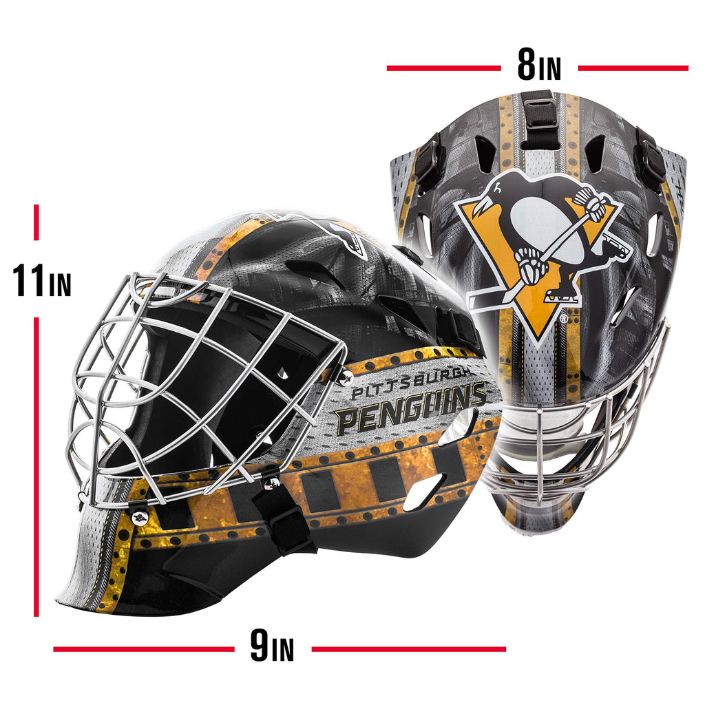 Franklin Sports Team Licensed NHL Hockey Goalie Face Mask - Goalie Mask for Kids Street Hockey - Youth NHL Team Street Hockey Masks