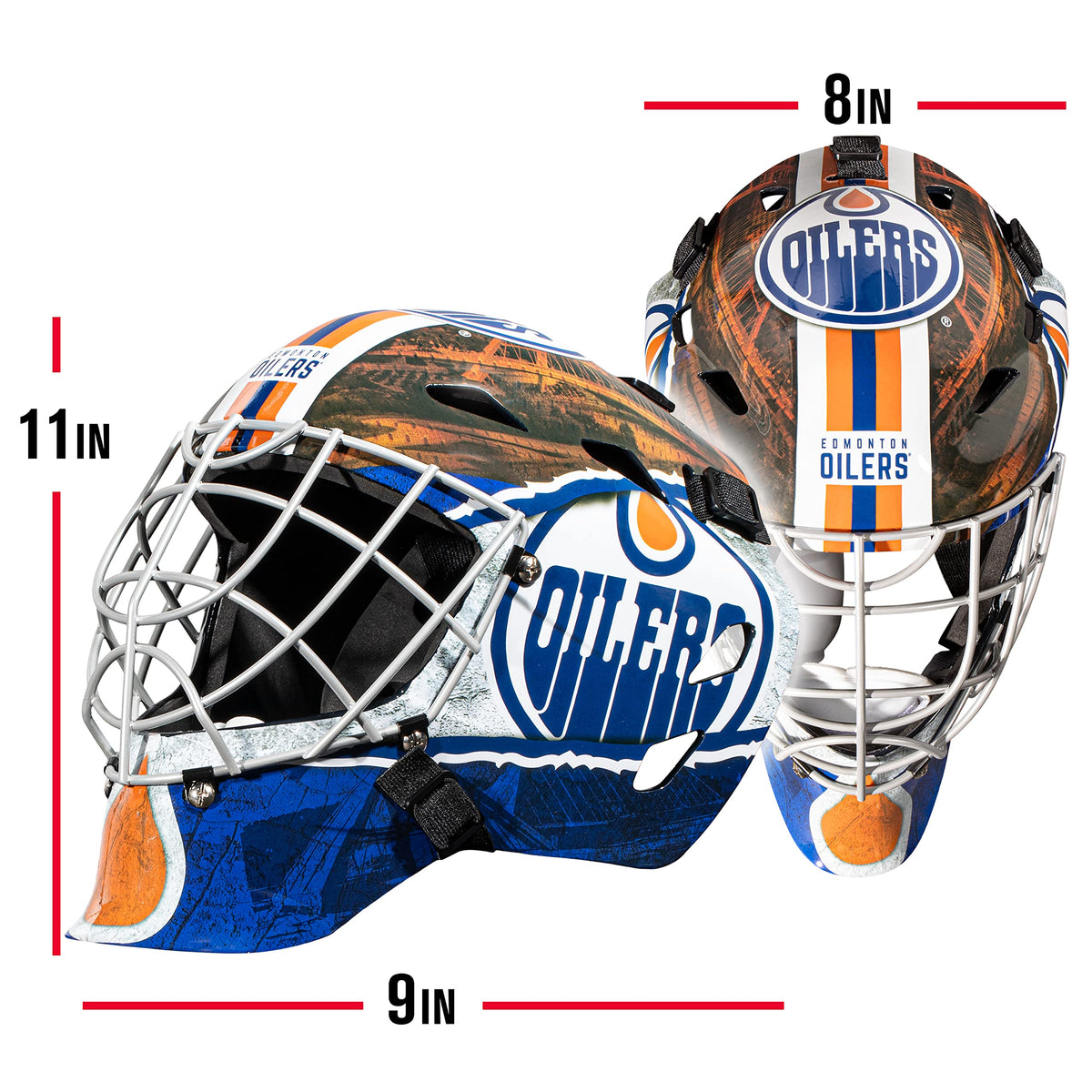 Franklin Sports Team Licensed NHL Hockey Goalie Face Mask - Goalie Mask for Kids Street Hockey - Youth NHL Team Street Hockey Masks