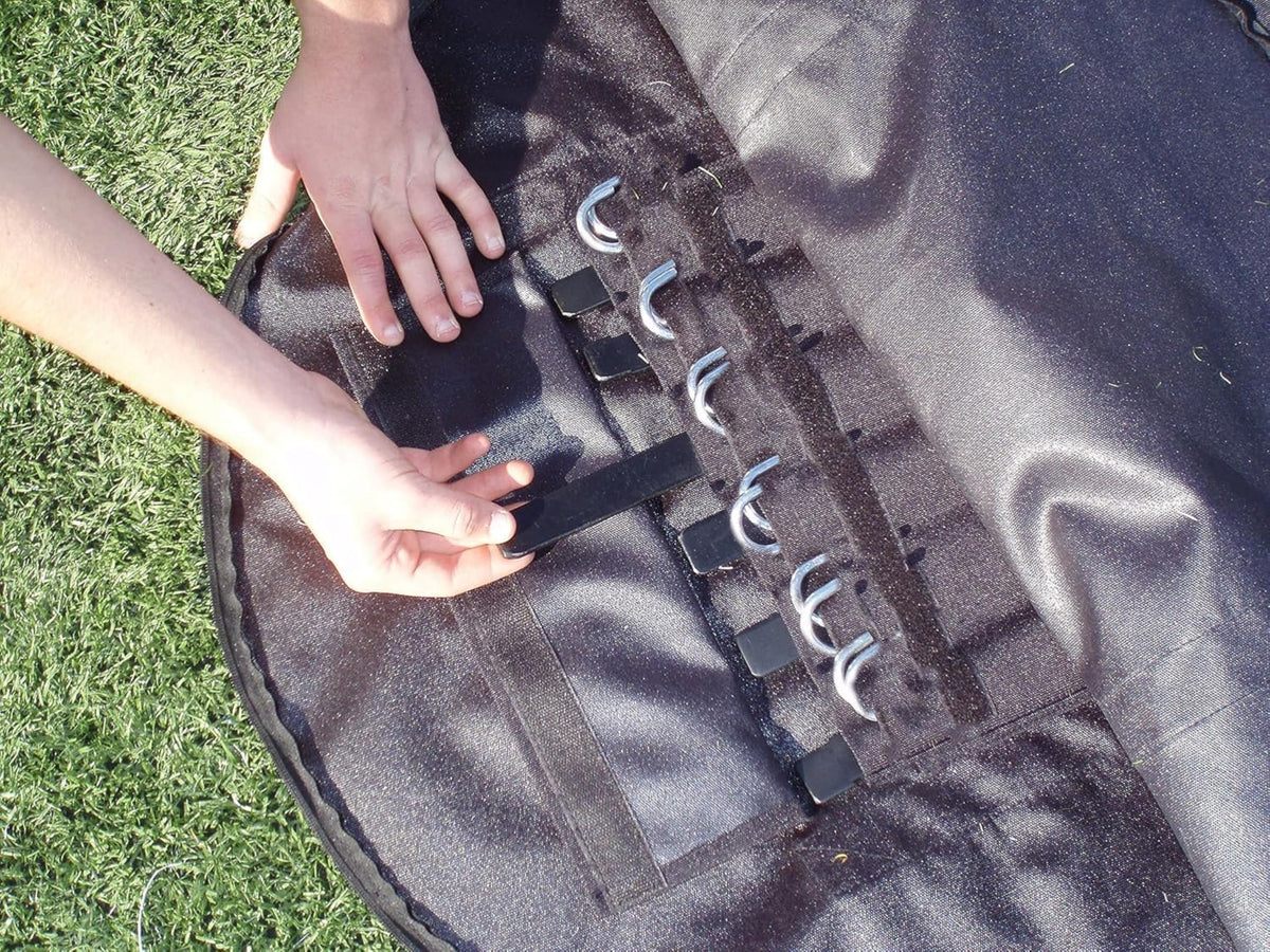 Bownet Portable Lacrosse Crease Ring with Carry Bag â Indoor/Outdoor Training Arc for Goalie Protection & Practice, High-Visibility Weather-Resistant Design, Compatible with Bownet Lacrosse Goals