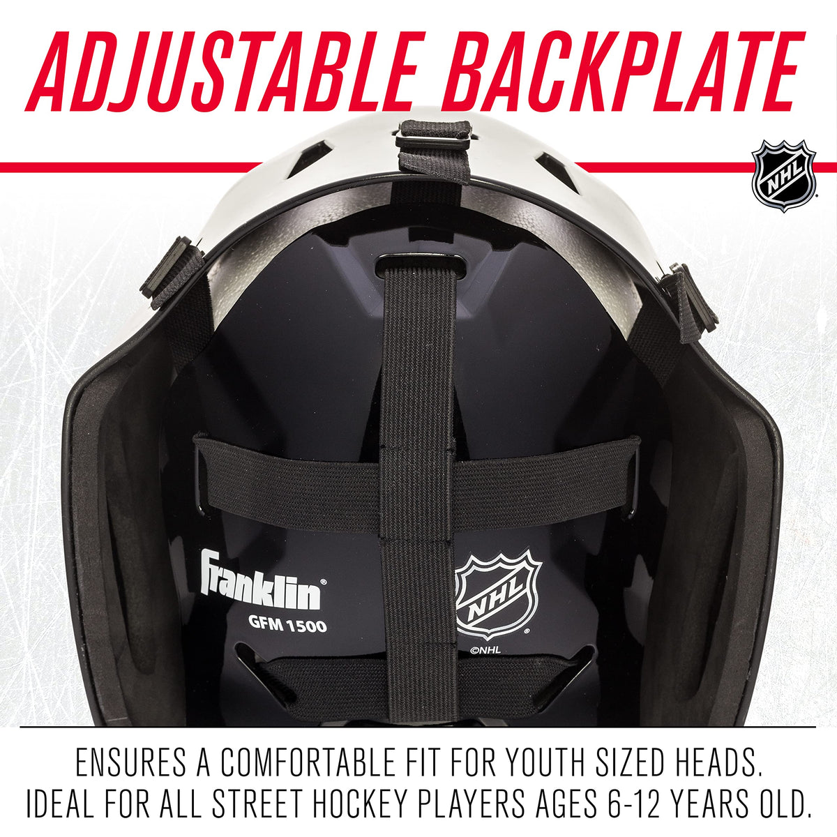 Franklin Sports Team Licensed NHL Hockey Goalie Face Mask - Goalie Mask for Kids Street Hockey - Youth NHL Team Street Hockey Masks