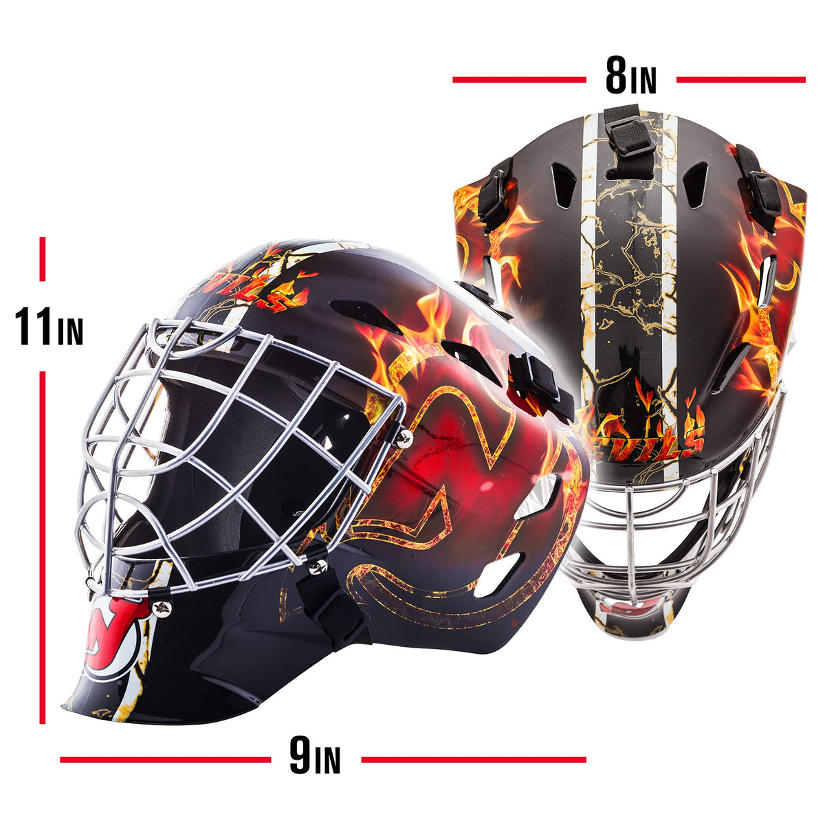Franklin Sports Team Licensed NHL Hockey Goalie Face Mask - Goalie Mask for Kids Street Hockey - Youth NHL Team Street Hockey Masks