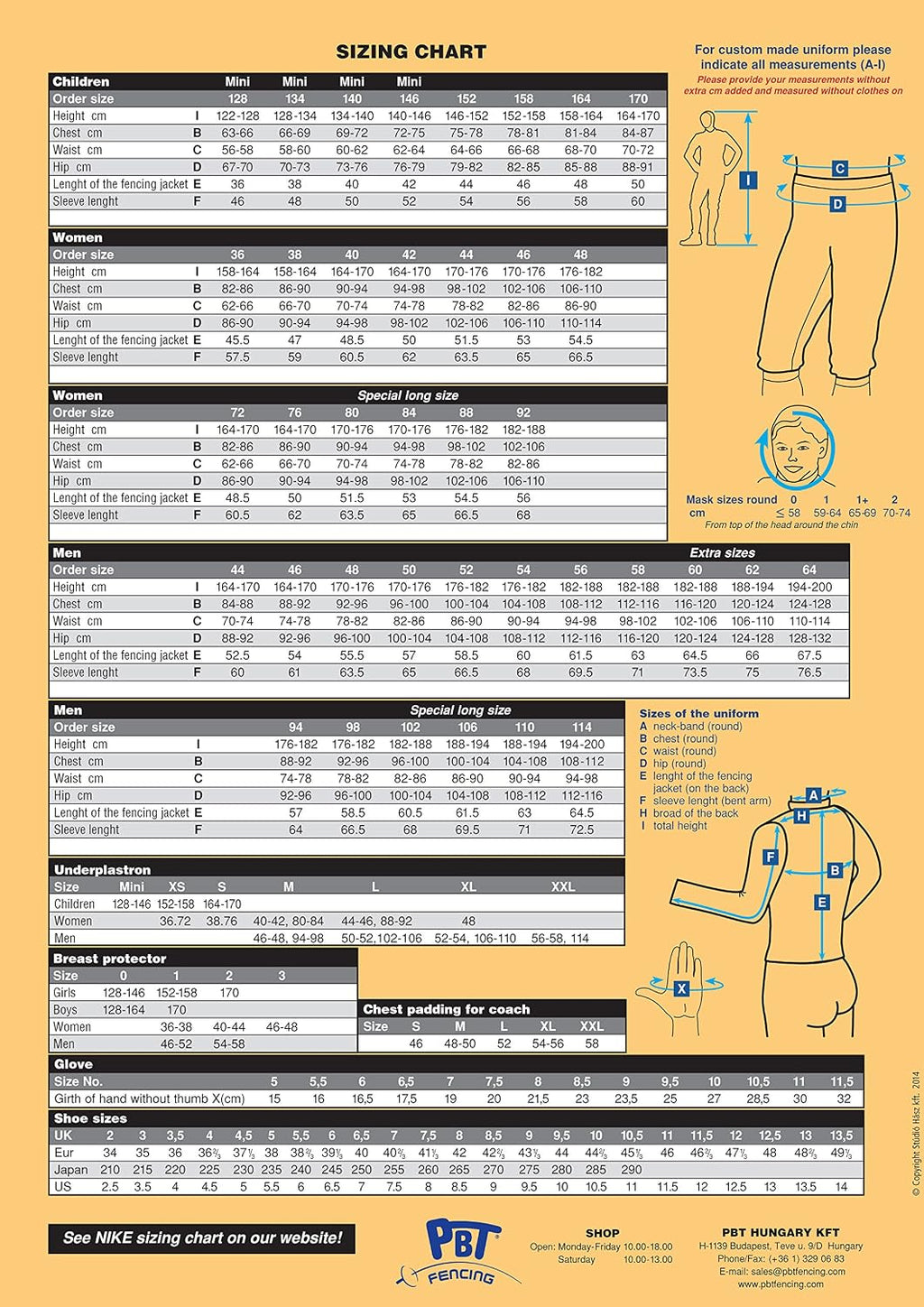 RF PBT INOX, Washable Electric Fencing Foil Jacket, Lame, Women's