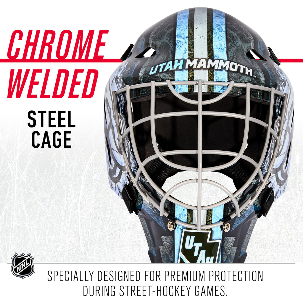 Franklin Sports Team Licensed NHL Hockey Goalie Face Mask - Goalie Mask for Kids Street Hockey - Youth NHL Team Street Hockey Masks