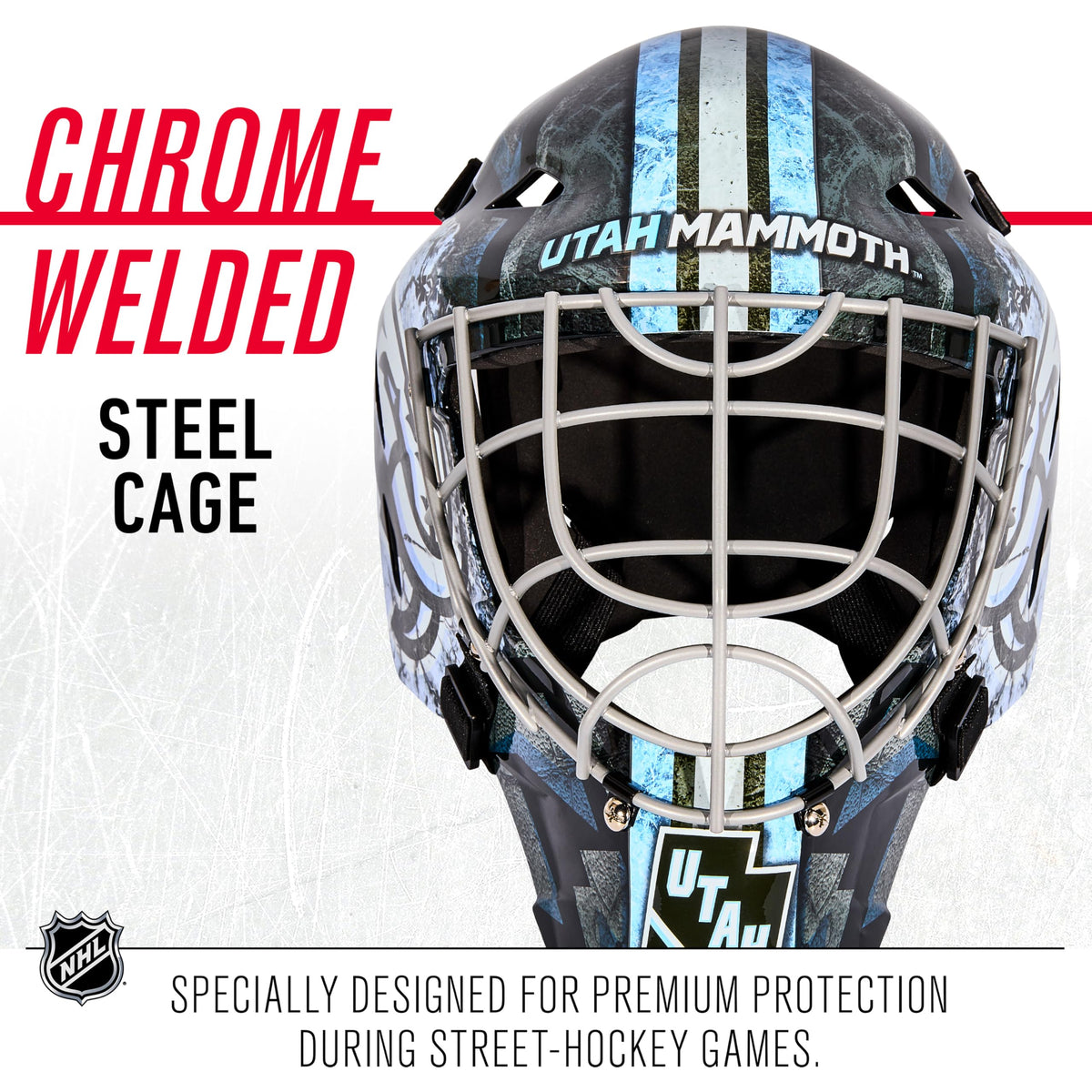 Franklin Sports Team Licensed NHL Hockey Goalie Face Mask - Goalie Mask for Kids Street Hockey - Youth NHL Team Street Hockey Masks
