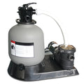 Sizewim Central 2.0 HP Sizeand Filter Combo with Pump Pressure for Above Ground Pools, 24-Inch