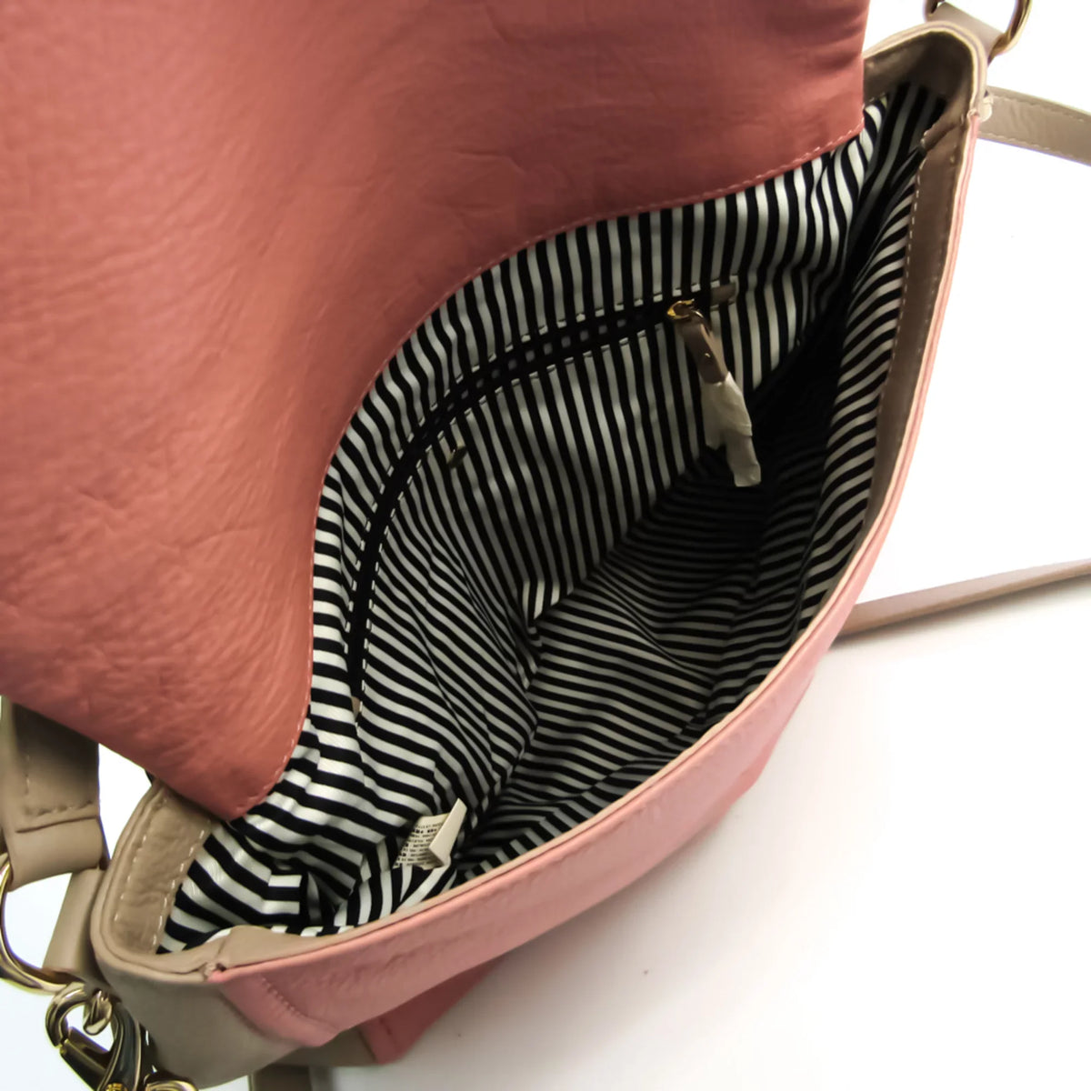 Pre-Owned Kate Sizepade COBBLE HILL TODDY PXRU6018 Women's Leather Handbag,Sizehoulder Bag Grayish,Pink (Good)