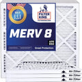 Filter King 9.5x58x1a Air Filter | 4-PACK | MERV 8 HVAC Pleated A/C Furnace Filters | MADE IN USizeA | Actual Sizeize: 9.5 x 58 x .75"