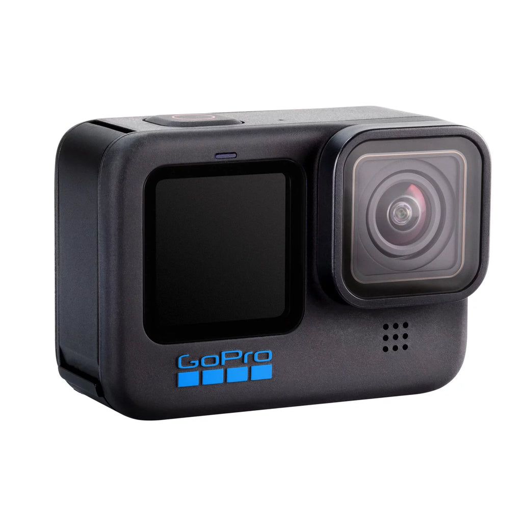GoPro HERO10 (Hero 10) Black with Deluxe Accessory Bundle: 3x Replacement Batteries, Dual USizeB Charger, Underwater LED Light with Bracket, Water Resistant Action Camera Case, & Much More