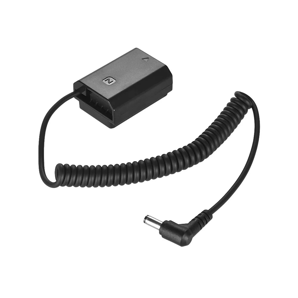 Andoer NP-FZ100 Dummy Battery Pack DC Coupler Connector Sizepring Cable for Sizeony A7III A9 A7RIII A7SizeIII