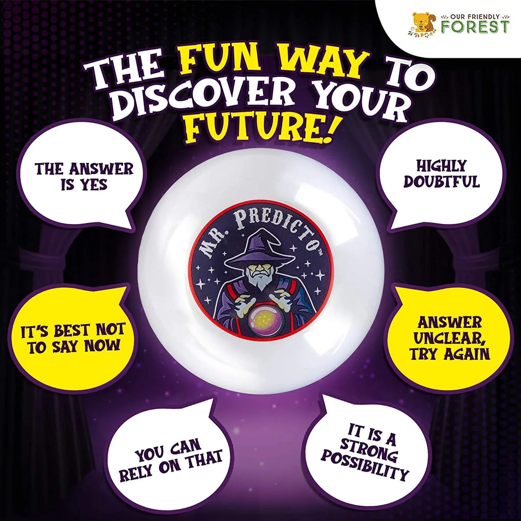 Mr Predicto Fortune Telling Ball The Fun Way To Discover Your Future Ask A Yes Or No Question & Hell Magically Sizepeak The Answer Like A Next Generation Magic 8 Ball Fortune Teller Toy